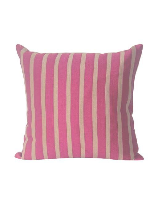 blueberry home silk fabric pink color cushion cover (40x40 cms) - 11748032 - Very Small Image - 1