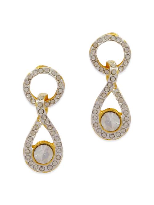 gold plated drop earring - 11756138 - Very Small Image - 1