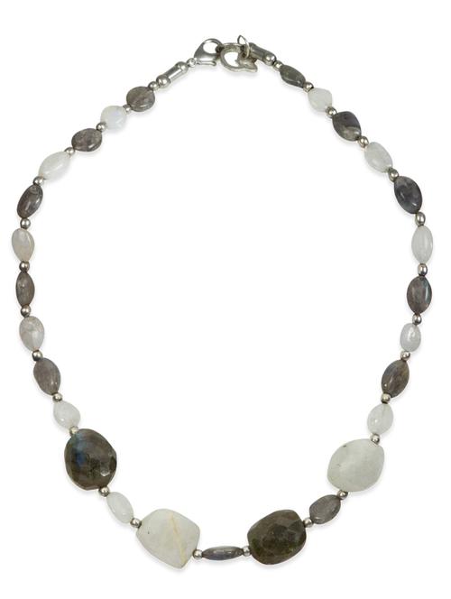 grey metal short necklace - 11757853 - Very Small Image - 1