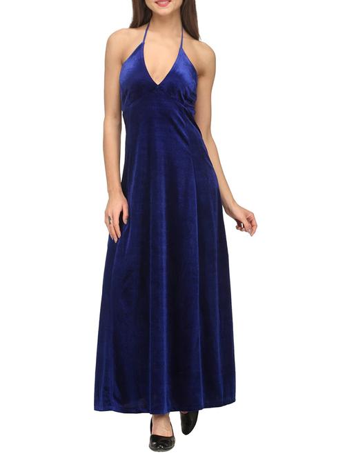 blue velvet dress - 11759739 - Very Small Image - 1