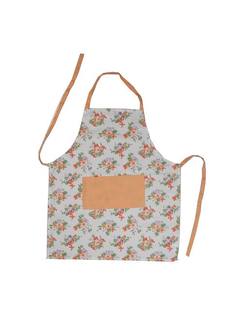 white printed cotton apron - 11761816 - Very Small Image - 1