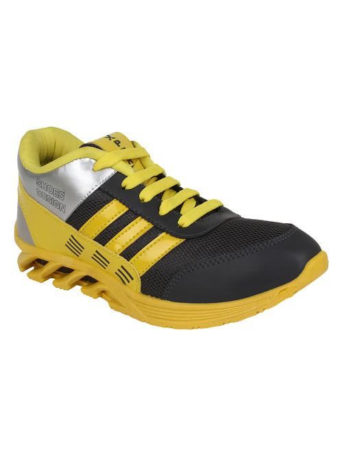yellow lace up sport shoe - 11762805 - Very Small Image - 1