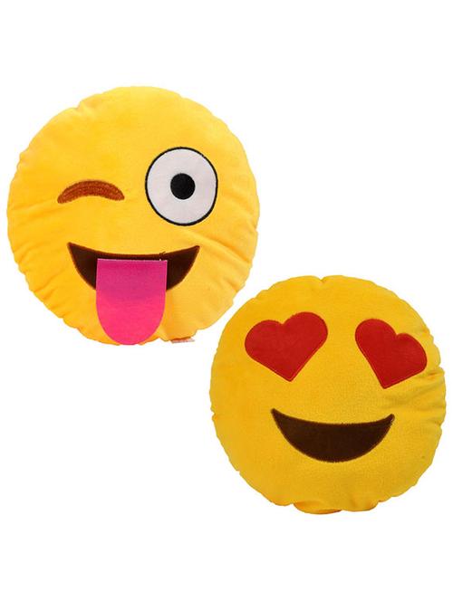 yellow filled cushion set - 11768882 - Very Small Image - 1