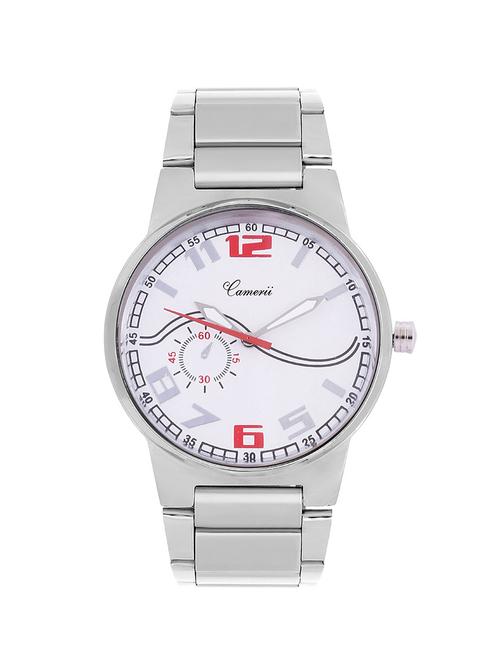 camerii elegance silver dail wrist watch  for men wm101 - 11779254 - Very Small Image - 1