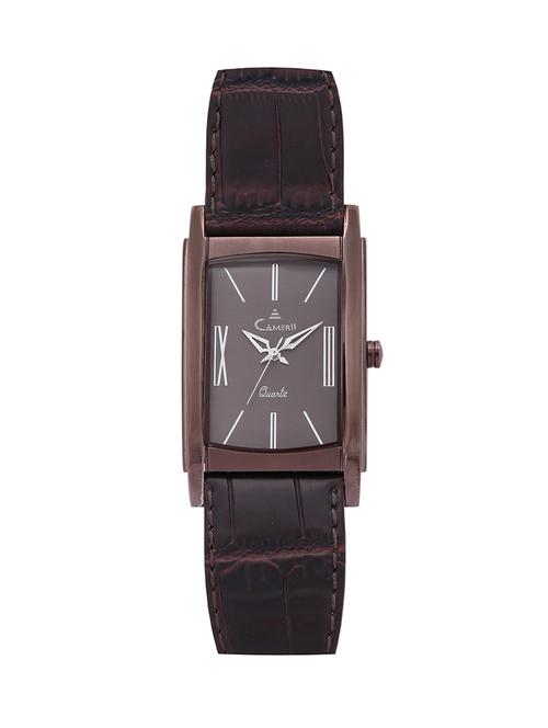 camerii elegance brown dail wrist watch  for men wm129 - 11779262 - Very Small Image - 1