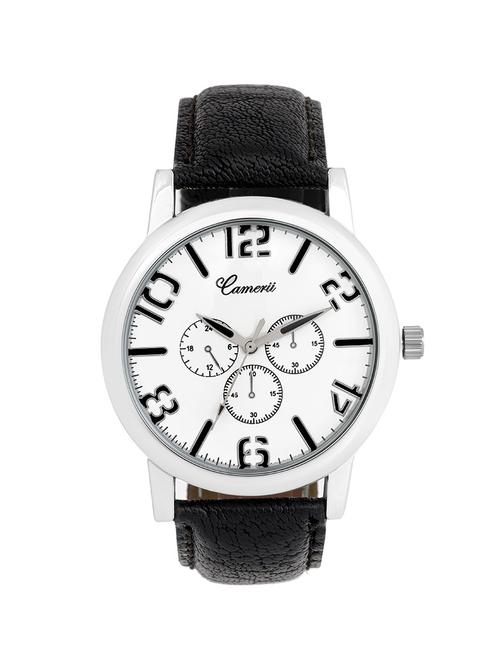 camerii elegance white dail wrist watch  for men wm211 - 11779268 - Very Small Image - 1