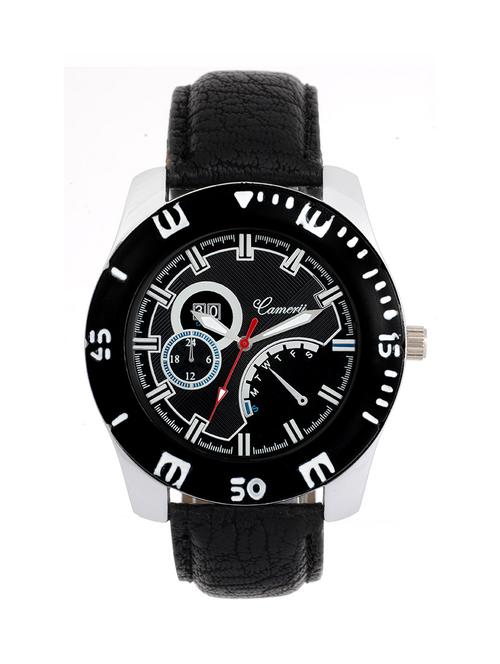 camerii elegance black dail wrist watch  for men wm206 - 11779290 - Very Small Image - 1