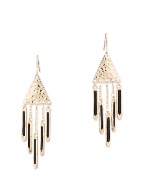 Silver metallic toned earrings - 1177939 - Very Small Image - 1