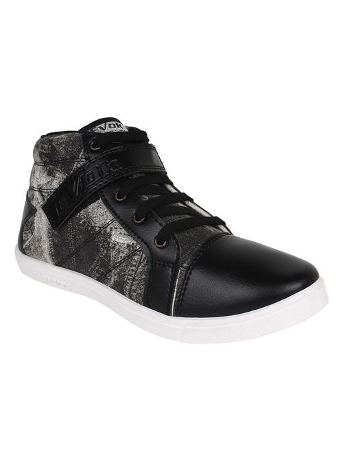 black pvc lace up sneakers - 11785334 - Very Small Image - 1