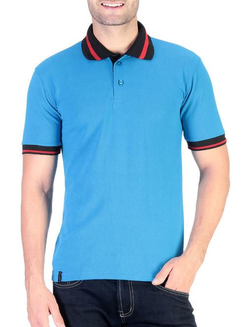 light blue cotton t-shirt - 11788148 - Very Small Image - 1