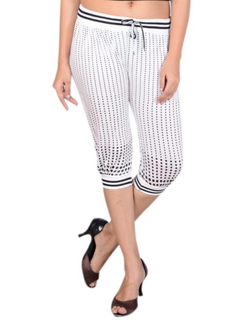 white viscose capri - 11788667 - Very Small Image - 1