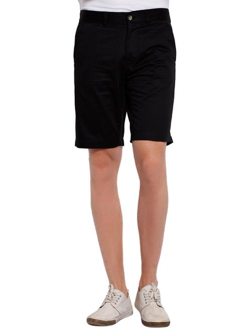 black cotton shorts - 11789027 - Very Small Image - 1