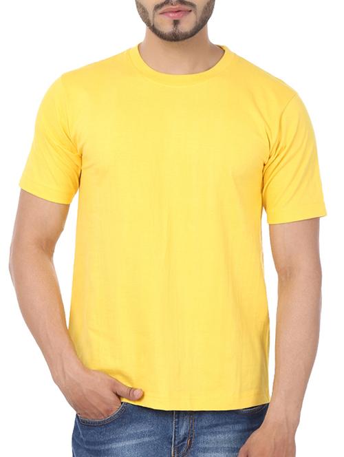 yellow cotton tshirt - 11789187 - Very Small Image - 1
