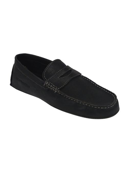 black leather slip on loafers - 11789234 - Very Small Image - 1