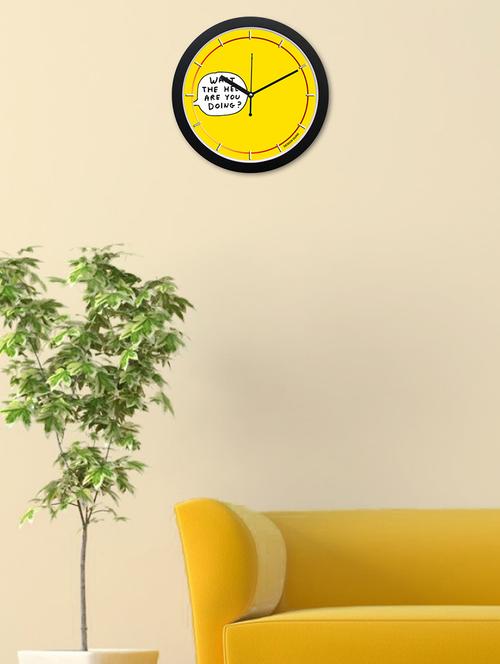 what the hell are you doing wall clock - 11792199 - Very Small Image - 1