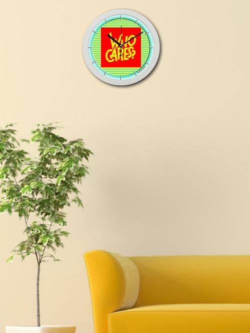 whocares wall clock - 11792207 - Very Small Image - 1