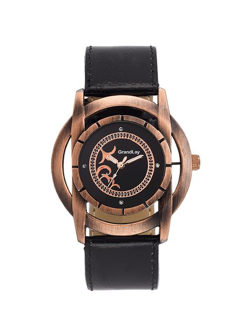 grandlay mg-3027 copper case with design watch for menz - 11792260 - Very Small Image - 1