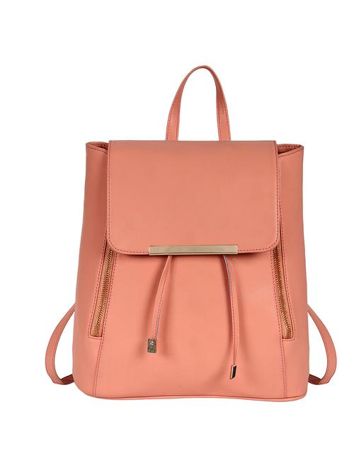 pink leatherette backpack - 11801520 - Very Small Image - 1