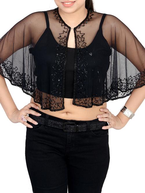 black net cape - 11802395 - Very Small Image - 1