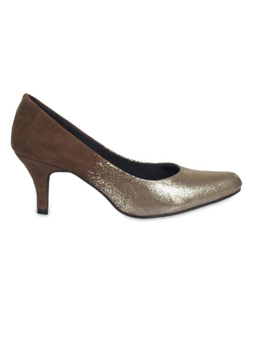 Brown suede stillettos - 1180527 - Very Small Image - 1