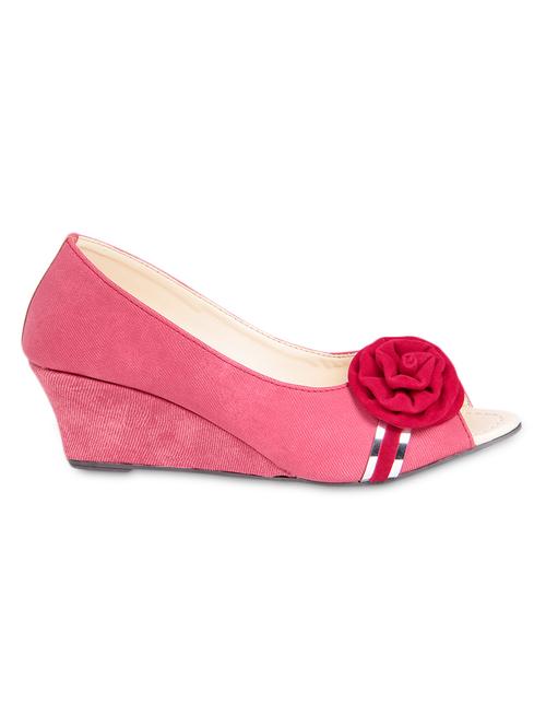 Red denim wedges - 1180708 - Very Small Image - 1