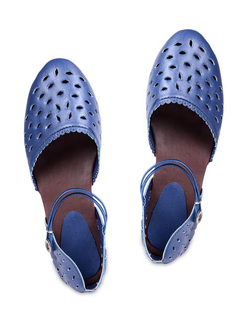 Blue suede leather sandals - 1180729 - Very Small Image - 1