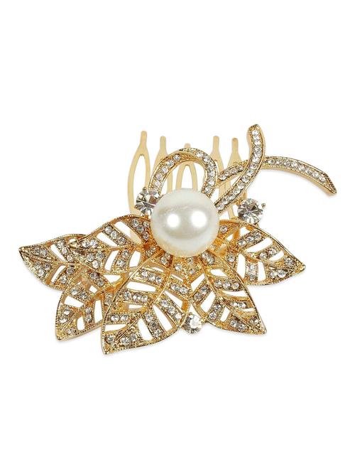 much more traditional ethnic design work hair clip for girls & kids partywear jewelry - 11807545 - Very Small Image - 1