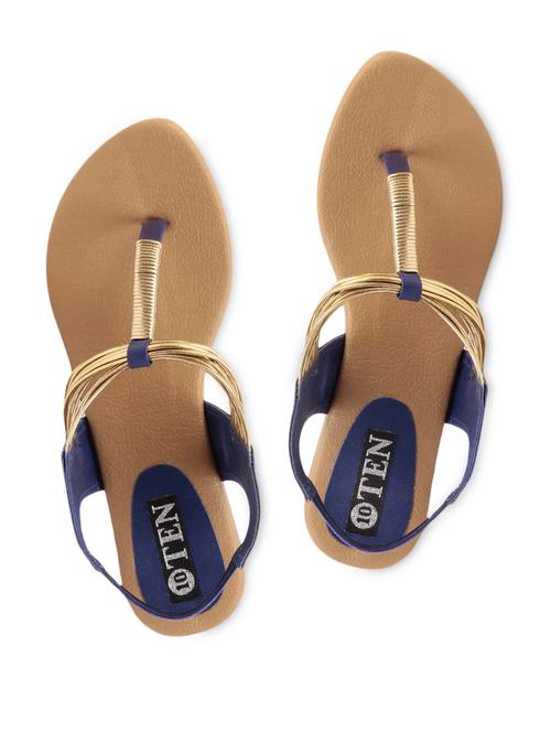 Blue suede leather sandals - 1180924 - Very Small Image - 1