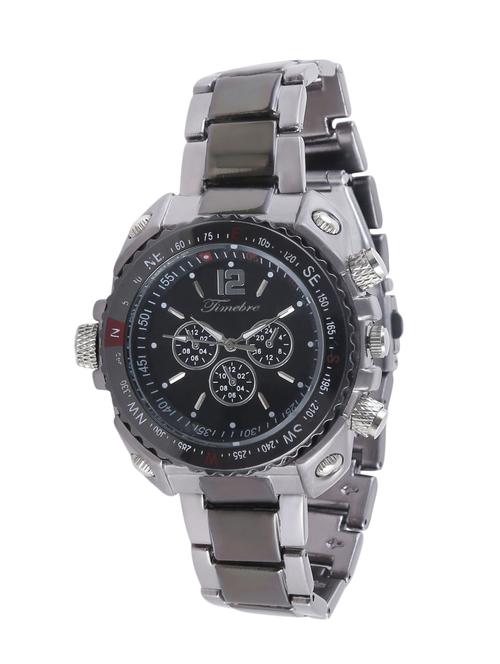 timebre men imperial black steel analog watch - 11809664 - Very Small Image - 1