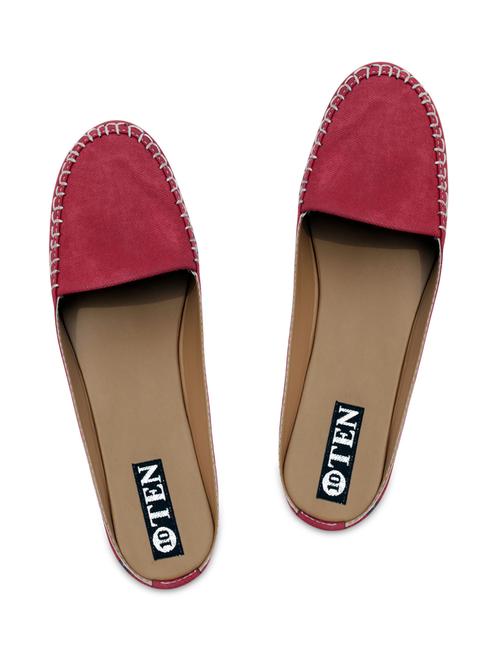 Red denim flats - 1181002 - Very Small Image - 1