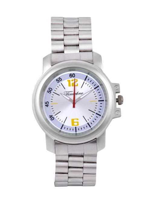 Timebre Men's White Steel Casual Watch - 11817479 - Very Small Image - 1