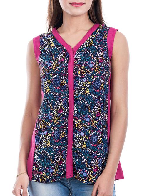 v neck sleeveless top - 11820636 - Very Small Image - 1