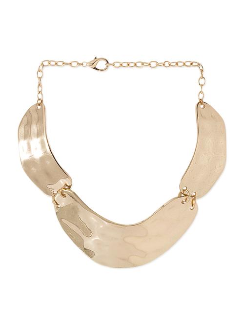 gold metal short necklace - 11821473 - Very Small Image - 1