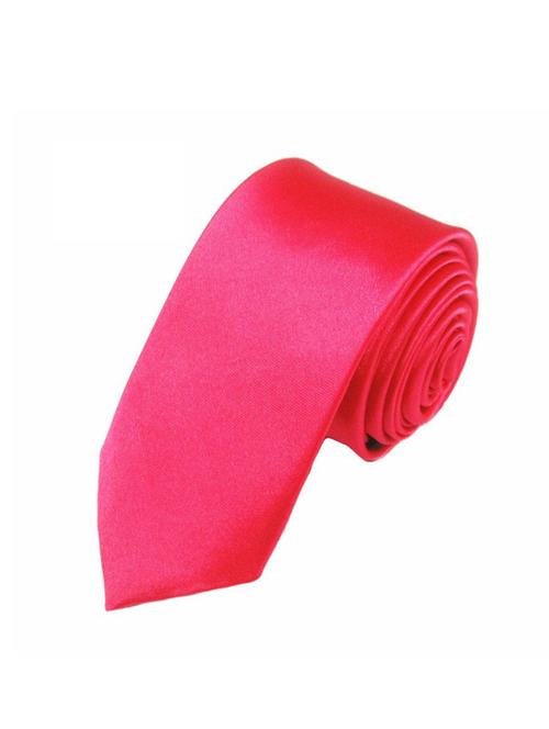 pink polyester tie - 11822817 - Very Small Image - 1
