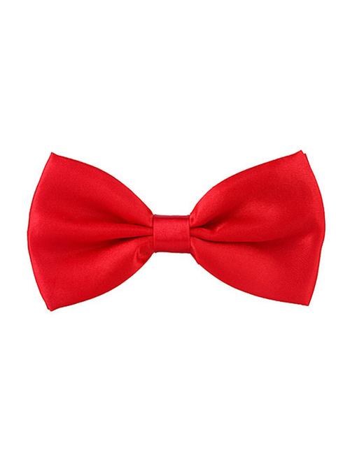red polyster bow ty - 11823082 - Very Small Image - 1