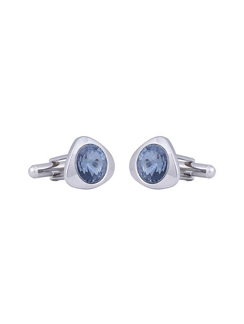 blue metal cufflink - 11827678 - Very Small Image - 1