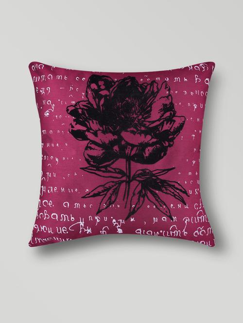 purple polyester printed cushion cover - 1183039 - Very Small Image - 1