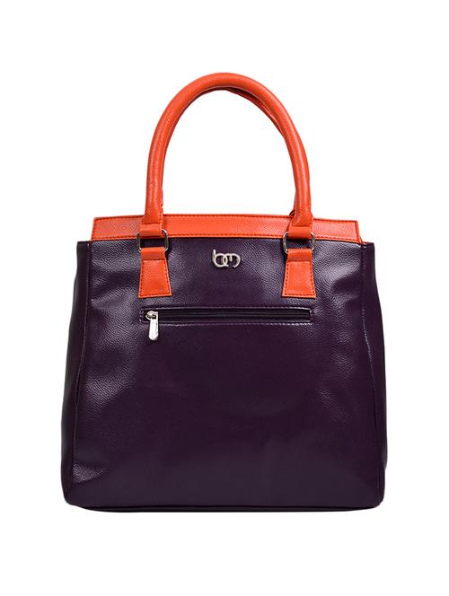 purple leatherette handbag - 11834982 - Very Small Image - 1