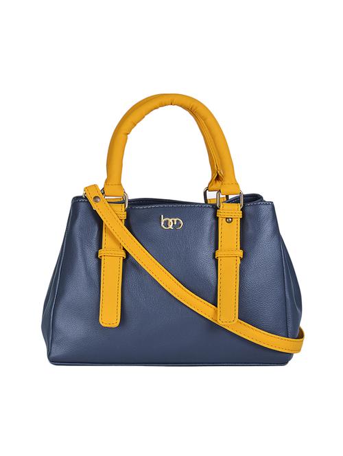 blue leatherette handbag with sling - 11835002 - Very Small Image - 1