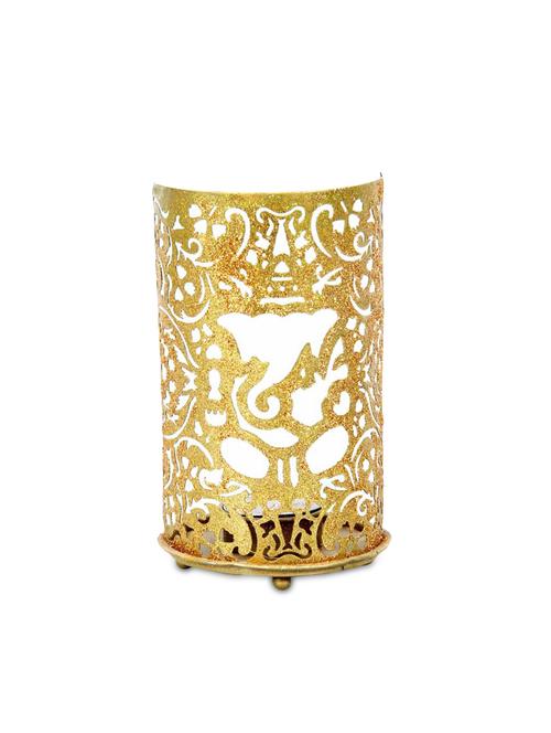 gold ganesha tea light holder - 1184216 - Very Small Image - 1