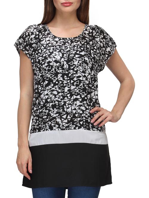 black polyester regular top - 11854208 - Very Small Image - 1