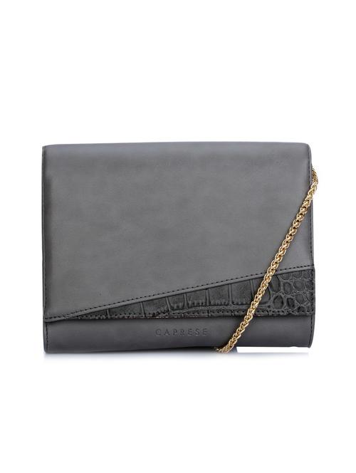 grey leatherette sling bag - 11867012 - Very Small Image - 1