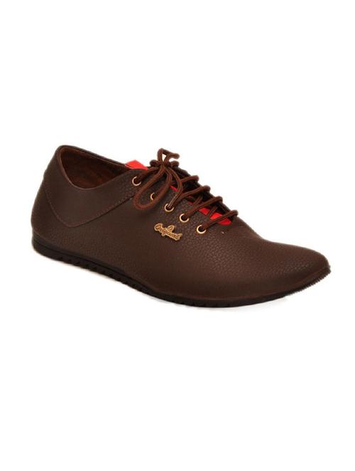 brown leatherette shoe - 11871903 - Very Small Image - 1
