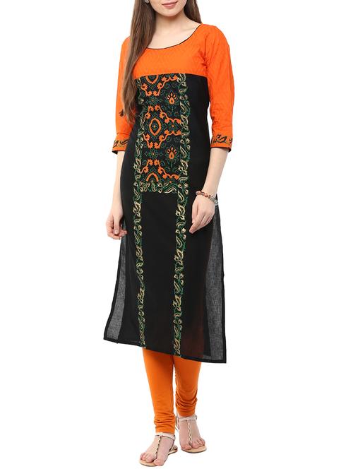 block print   straight kurta - 11872818 - Very Small Image - 1