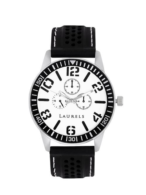 laurels excess analog white dial men's watch - lo-excess-0102 - 11873968 - Very Small Image - 1