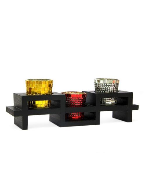 Wooden Candle Stand - 11875358 - Very Small Image - 1