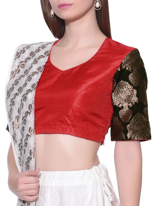 self-design sleeved blouse - 11876378 - Very Small Image - 1