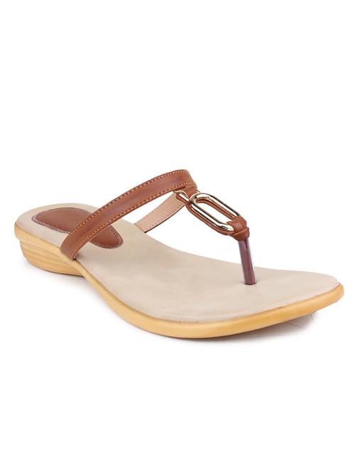 brown toe separator sandal - 11899825 - Very Small Image - 1