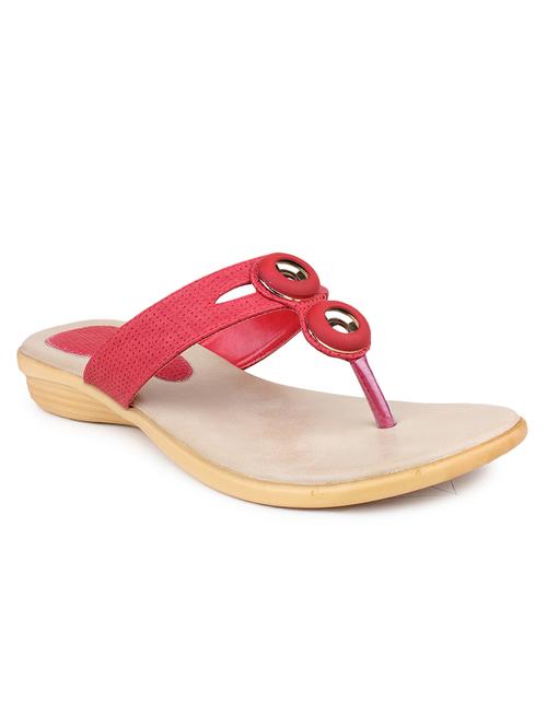 red suede toe separator sandals - 11899827 - Very Small Image - 1