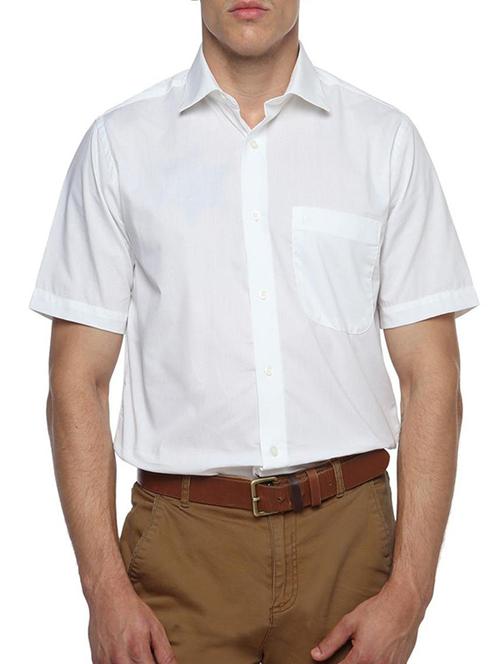 white cotton formal shirt - 11902526 - Very Small Image - 1